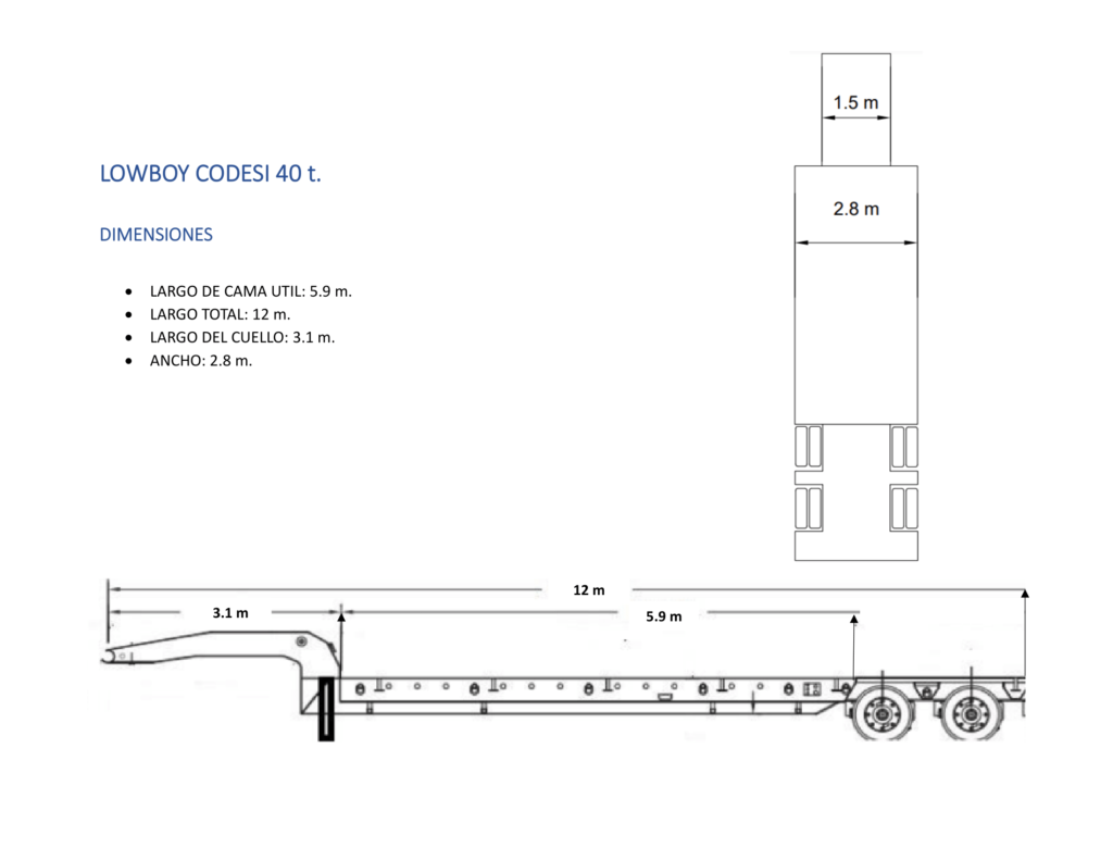 LOWBOY CODESI 40 t-1